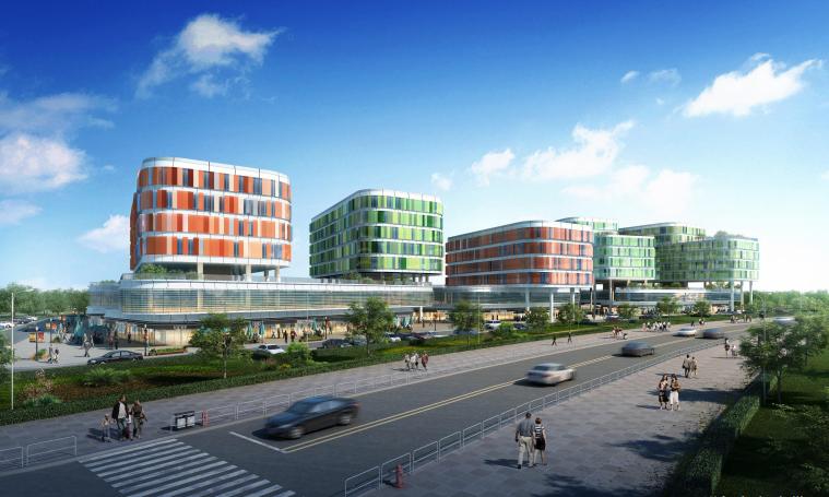 [山東]綜合開放型辦公產(chǎn)業(yè)基地規(guī)劃設(shè)計(jì)-工業(yè)園區(qū)景觀-筑龍園林景觀